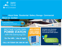 Tablet Screenshot of countrysolar.com.au